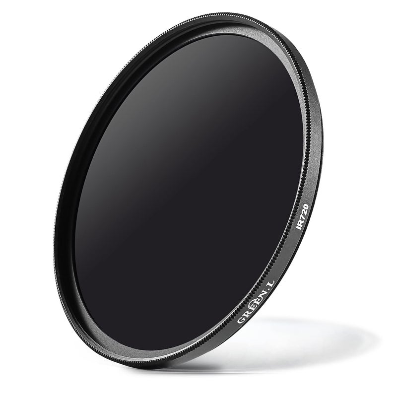GREEN.L 49mm Infrared Filter, 49mm IR 850nm (R85) Filter for Camera Lens - Image 1